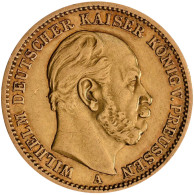 Preußen - Anlagegold: Wilhelm I. 1861-1888: 20 Mark 1871 A. Jaeger 243. Die Erst - 5, 10 & 20 Mark Gold