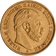 Preußen - Anlagegold: Wilhelm I. 1861-1888: 20 Mark 1872 A. Jaeger 243. 7,95 G, - 5, 10 & 20 Mark Gold