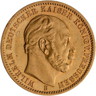 Preußen - Anlagegold: Wilhelm I. 1861-1888: 20 Mark 1877 B, Jaeger 246. 7,95 G, - 5, 10 & 20 Mark Gold