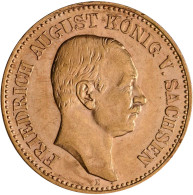 Sachsen - Anlagegold: Friedrich August III. 1904-1918: 20 Mark 1905 E, Jaeger 26 - 5, 10 & 20 Mark Goud