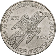 Bundesrepublik Deutschland 1948-2001: 5 DM 1952 D, Germanisches Museum, Jaeger 3 - Other & Unclassified