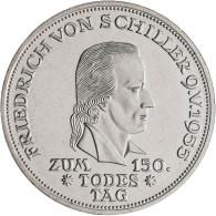 Bundesrepublik Deutschland 1948-2001: 5 DM 1955 F, Friedrich Schiller, Jaeger 38 - Sonstige & Ohne Zuordnung