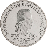 Bundesrepublik Deutschland 1948-2001: 5 DM 1955 F, Friedrich Schiller, Jaeger 38 - Sonstige & Ohne Zuordnung