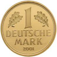 Bundesrepublik Deutschland 1948-2001 - Goldmünzen: Goldmark 2001 F (Stuttgart), - Altri & Non Classificati