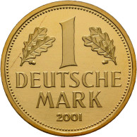 Bundesrepublik Deutschland 1948-2001 - Goldmünzen: Goldmark 2001 F (Stuttgart), - Andere & Zonder Classificatie