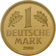 Bundesrepublik Deutschland 1948-2001 - Goldmünzen: Goldmark 2001 F (Stuttgart), - Autres & Non Classés