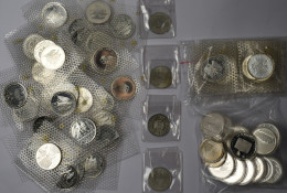 Deutschland: Lot 10 DM (52x) Und 10 Euro (18x) Gedenkmünzen, überwiegend In Höch - Autres & Non Classés