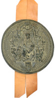 Medaillen Alle Welt: Habsburg, Ferdinand I. 1521-1564. Einseitiges Gipsgussmedai - Non Classés