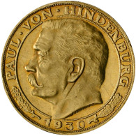 Medaillen Deutschland - Personen: Hindenburg, Paul Von: Goldmedaille 1930 Von Be - Otros & Sin Clasificación