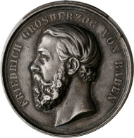 Medaillen Deutschland - Geographisch: Baden, Friedrich I. 1852-1907: Große Silbe - Sonstige & Ohne Zuordnung