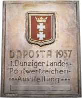 Medaillen Deutschland - Geographisch: Danzig, Silberplakette (Stempel 900) Vom C - Altri & Non Classificati