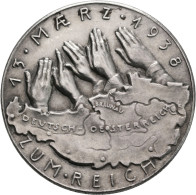 Medaillen Deutschland - Geographisch: Silbermedaille 1938 Von Karl Goetz Auf Den - Altri & Non Classificati