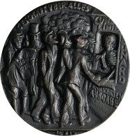 Medaillen Deutschland - Sonstige: Propaganda: Bronzegussmedaille 1915 Vom Karl G - Autres & Non Classés