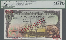 Belgian Congo: Banque Centrale Du Congo Belge Et Du Ruanda-Urundi, 500 Francs 19 - Sin Clasificación