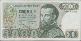 Belgium: Banque Nationale De Belgique, 5.000 Francs 02.02.1973 With Signatures: - Sonstige & Ohne Zuordnung