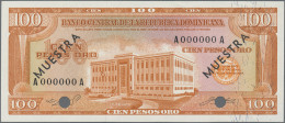 Dominican Republic: Banco Central De La República Dominicana, Pair With 100 And - Repubblica Dominicana