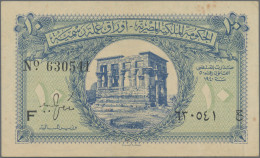 Egypt: Egyptian Government, Lot With 23 Banknotes, Series 1940-2003, Comprising - Aegypten