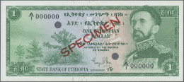 Ethiopia: State Bank Of Ethiopia, Nice Set With 1, 5 And 20 Dollars ND(1961) SPE - Etiopía