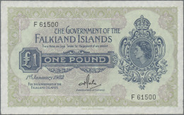 Falkland Islands: The Government Of The Falkland Islands, Pair With 50 Pence 197 - Falkland Islands