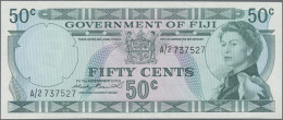 Fiji - Bank Notes: Government Of Fiji, Lot With 7 Banknotes, Series 1968-1974, W - Fiji