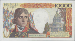 France: Banque De France, Lot With 7 Banknotes, Series 1954-1962, With 2x 500 Fr - 1955-1959 Overprinted With ''Nouveaux Francs''