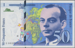 France: Banque De France, 50 Francs 1992, Antoine Marie Roger De Saint-Exupéry, - Andere & Zonder Classificatie