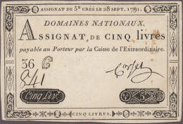 France: Huge Lot With 21 Different French Assignats, Series 1791-1796 And 1 Bank - Sonstige & Ohne Zuordnung