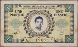 French Indochina - Bank Notes: Gouvernement Général De L'Indochine And Institut - Indochina
