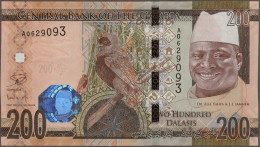 The Gambia: Central Bank Of The Gambia, Lot With 24 Banknotes, Series 1995-2015, - Gambie