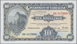 Gibraltar: Government Of Gibraltar, Set With 4 Banknotes, Comprising 10, 20 And - Gibraltar