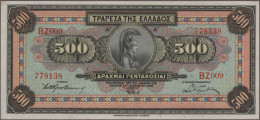 Greece: Bank Of Greece, Huge Lot With 29 Banknotes, Series 1928-1944, Comprising - Griechenland