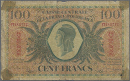 Guadeloupe: Caisse Centrale De La France D'Outre-Mer – GUADELOUPE, Pair With 10 - Autres - Amérique