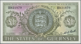 Guernsey: The States Of Guernsey, Series ND(1969-75), 1 Pound With Signature Hod - Sonstige & Ohne Zuordnung