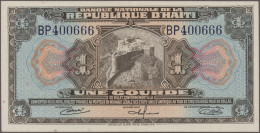 Haiti: Banque Nationale De La République D'Haïti, Lot With 8 Banknotes, Comprisi - Haïti