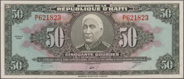 Haiti: Banque De La République D'Haïti, Huge Lot With 27 Banknotes, Series 1984- - Haiti