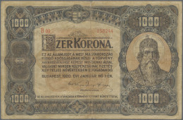 Hungary: Ministry Of Finance, Lot With 12 Banknotes, Series 1920, With 3x 50 Kor - Hungría