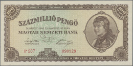 Hungary: Hungary, Inflation Lot With 13 Banknotes 1945-1946 Series, 500 Pengö – - Hungría