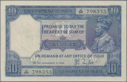 India: Government Of India, 10 Rupees ND(1917-30) With Signature Taylor, P.7b, P - Indien
