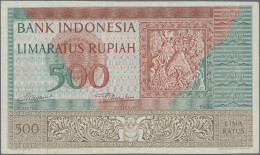 Indonesia: Bank Indonesia, 500 Rupiah 1952 REPLACEMENT NOTE With Prefix "XXS", P - Indonésie