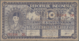 Indonesia: Republic Indonesia – Local & Rebellious Issues, Lot With 20 Banknotes - Indonesia