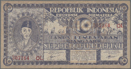 Indonesia: Republic Indonesia – Local & Rebellious Issues, Lot With 20 Banknotes - Indonesien