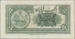 Iran: Bank Melli Iran, Series SH1311(1932), Pair With 5 Rials (P.24a, F) And 10 - Iran