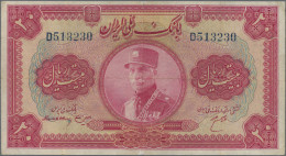 Iran: Bank Melli Iran, 20 Rials SH1313(1934), P.26a, Still Nice With Minor Repai - Irán