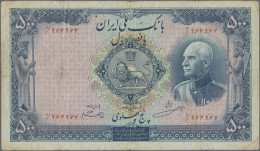 Iran: Bank Melli Iran, 500 Rials SH1321, P.37e, Minor Margin Split, Slightly Ton - Iran