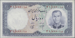 Iran: Bank Markazi Iran, Lot With 6 Banknotes, Series ND(1961, 1962), With 2x 10 - Iran