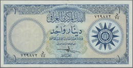 Iraq: Central Bank Of Iraq, Lot With 3 Banknotes, 1, 5 And 10 Dinars 1959, P.53 - Iraq