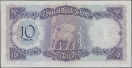 Iraq: Central Bank Of Iraq, Pair With 5 And 10 Dinars ND(1971), P.59 (aUNC) And - Irak