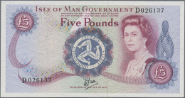 Isle Of Man: Isle Of Man Government, Set With 3 Banknotes, Series ND(1976-1980), - Sonstige & Ohne Zuordnung