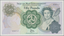 Isle Of Man: Isle Of Man Government, 50 Pounds ND(1983), P.39 In UNC Condition. - Other & Unclassified