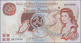 Isle Of Man: Isle Of Man Government, Lot With 6 Banknotes, Series ND(1983-2007), - Other & Unclassified